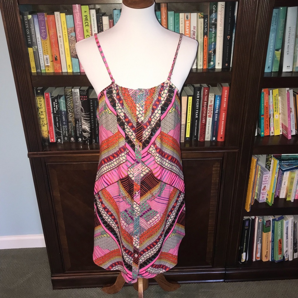 Mara Hoffman button front midi dress size M